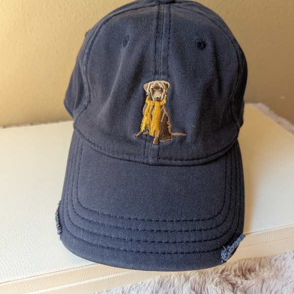 Daniel Cremieux Navy Cap with Dog Embroidery - Picture 3 of 14